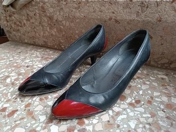 scarpe cuoio donna nr 37 anni 80 Abbigliamento e Accessori In vendita a Como