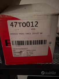 Ganasce  freno yaris 1 serie