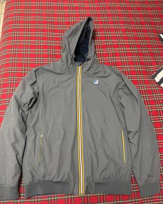 Giubbino K-way grigio originale 