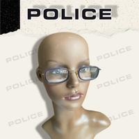 Police eyeglasses unisex