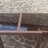 tavolo in vetro nero temperato 