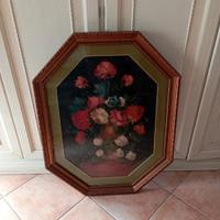 Quadro vintage ottagonale 
