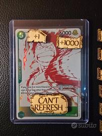 Set segnalini Tokens in legno One Piece TCG