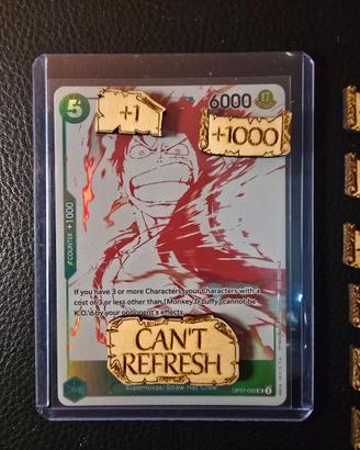 Set segnalini Tokens in legno One Piece TCG