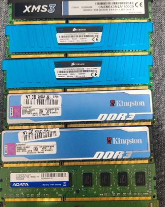 Ram ddr3 1600mhz 1333mhz 4Gb
