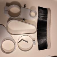 Spazzola aspirapolvere per cnc fai da te.