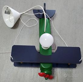 Lampadario aereoplano camera bimbo