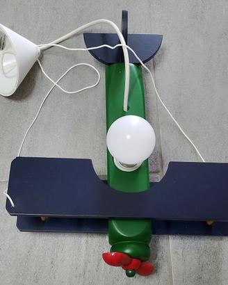 Lampadario aereoplano camera bimbo