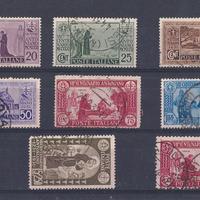 1931 Regno S. Antônio 7 valori + 1 usati