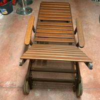 Lettino pieghevole per giardino