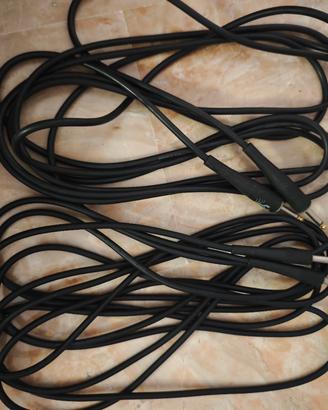 cavi per chitarra elettrica 2x5m
