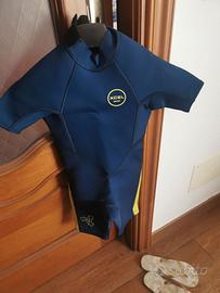 Muta BAMBINI XCEL Neoprene laminated Taglia 6 ANNI