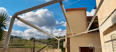 tenda da giardino poco usata