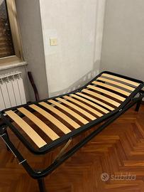 Rete singola a doghe regolabile