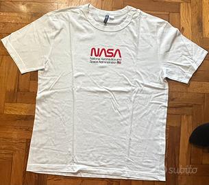 Maglietta bianca Nasa uomo