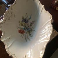 PIATTO IN PORCELLANA FINE DI BOEMIA BERNADOTTE