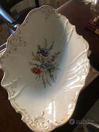 PIATTO IN PORCELLANA FINE DI BOEMIA BERNADOTTE