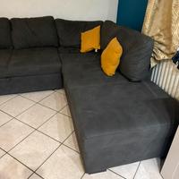 Divano molto bello angolare con contenitore e lett