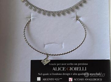 Set gioielli bracciale rigido +collana