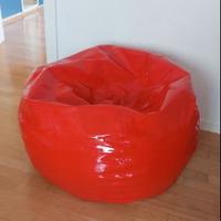 Pouf Seletti rosso in vinile