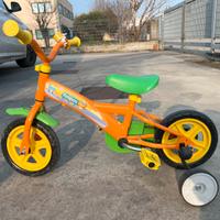 Bicicletta con ruotine