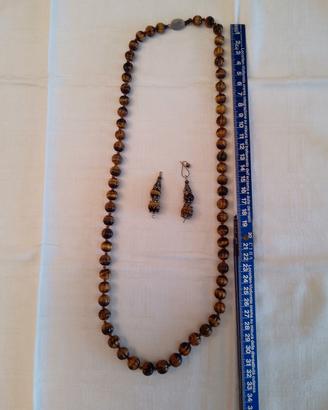 collana di occhio di tigre 