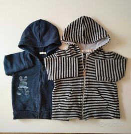 Set di 2 felpe taglia 6/9 mesi.