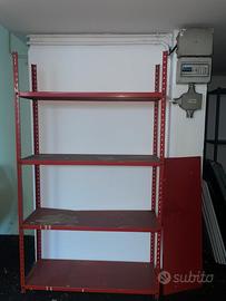 Scaffali metallo robusti garage/cantina/magazzino