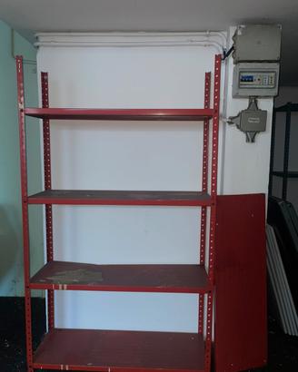 Scaffali metallo robusti garage/cantina/magazzino