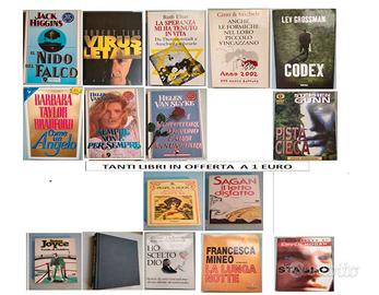 Libri a 1 euro  vedi lista completa in descrizione