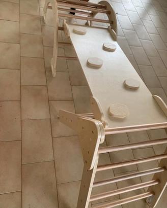 Set arrampicata in legno