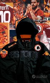 2010/2011 AS Roma Kappa Parka Jacket L Original