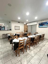 Pizzeria con cucina,braceria e forno a legna 150mq