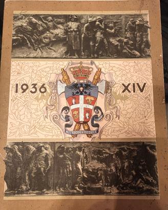 Calendario Carabinieri Reali anno 1936 originale
