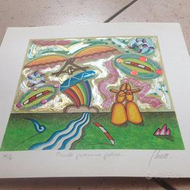 Serigrafia Giuliano Ghelli numerata collezione