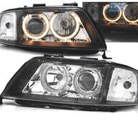 FARI AUDI A6 99-01 OCCHI ANGELI SFONDO NERO