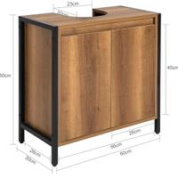 Mobile Sottolavabo Bagno SoBuy - Stile Industrial