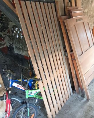 Rete in legno per letto