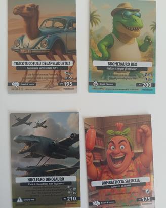 Carte rarissime italiane Brainrot universo psiched