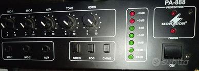 Amplificatore monacor PA-888