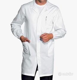 Camice laboratorio chimica più occhiali protettivi