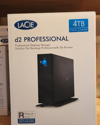 HD lacie d2 professional 4TB nuovo