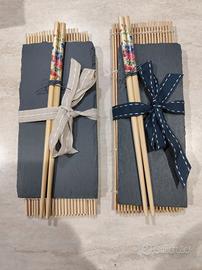 Set Sushi Pietra e Bambù