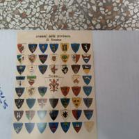 40 Cartoline vintage nuove, stemmi Fiorentini