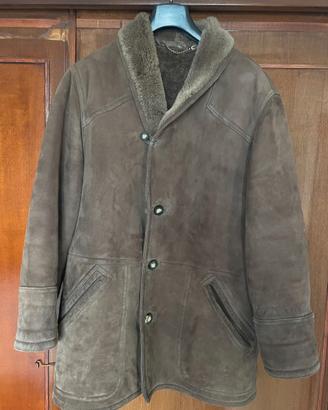 Giacca in pelle e montone shearling
