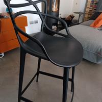 Sgabello Kartell serie Master nero nuovo