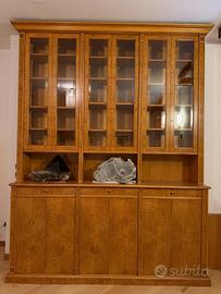 Libreria in radica di Frassino