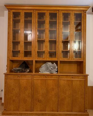 Libreria in radica di Frassino