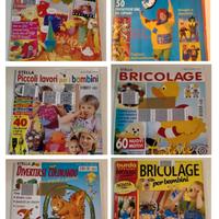 N. 6 RIVISTE BRICOLAGE - CARNEVALE PER BAMBINI 