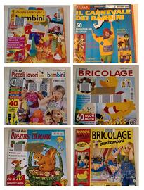 N. 6 RIVISTE BRICOLAGE - CARNEVALE PER BAMBINI 